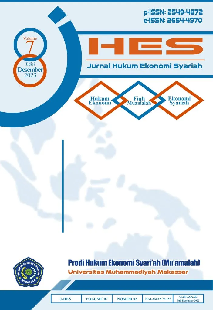 Jurnal Hukum Ekonomi Syariah