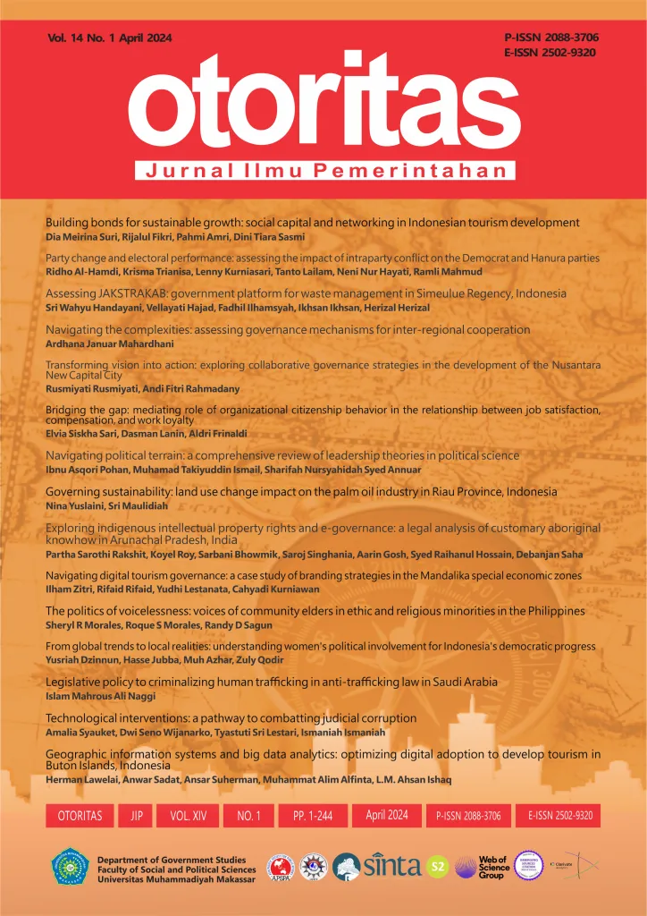 Otoritas : Jurnal Ilmu Pemerintahan